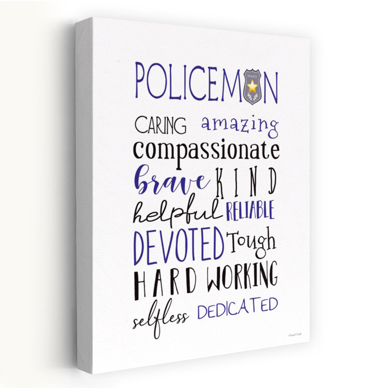 Police, art abstrait contemporain, H 24 po x l 16 po