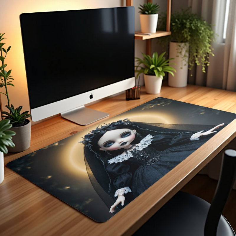 Polyester Desk Pad, 14.4x12.1
