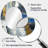 Ethereal Knowing Royal Blue And Gold I - Gold Modern Oval Wall Mirror-718485340