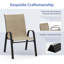 Ensemble de 4 fauteuils d'extérieur en métal thermolaqué-1116334275-1136172699