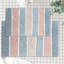 Ensemble de 2 tapis de bain à rayures antidérapants 100% coton Cervantes-665014442-612527089