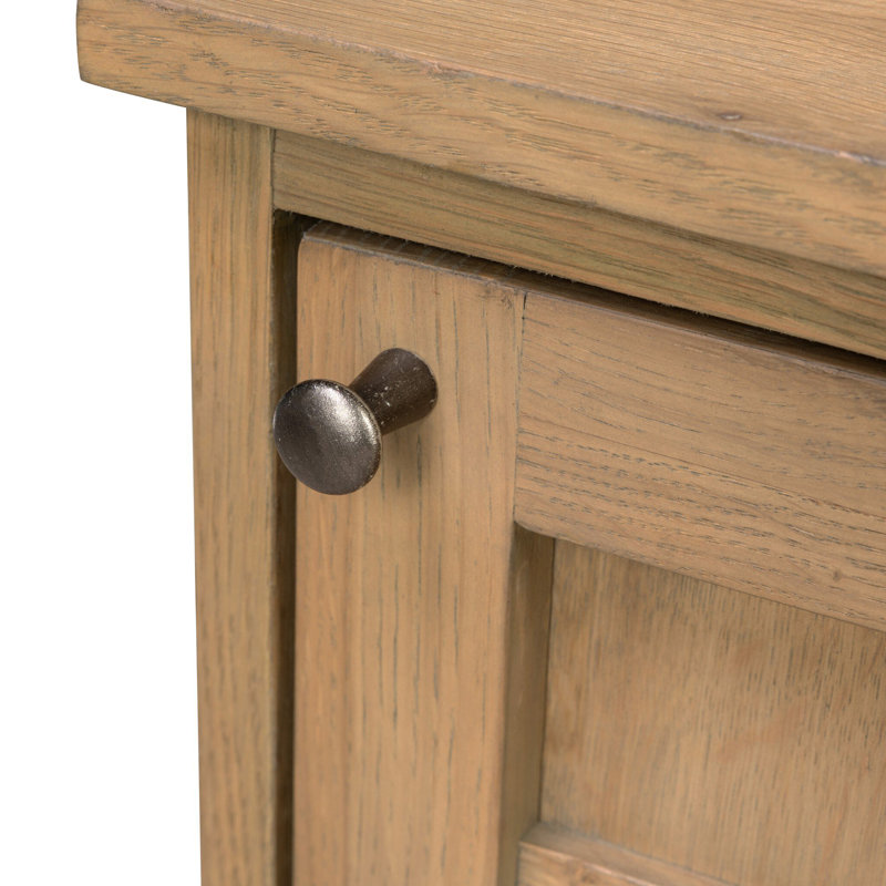 Alessio Nightstand, Natural Oak, Right