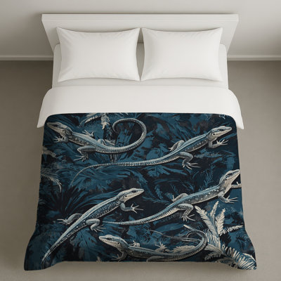 Lizard Bedding Animal Duvet Cover Bohemian Boho
