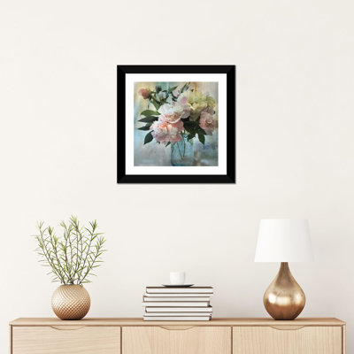 Reproduction d’art « Peony bouquet II » par Nan