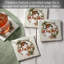 Paquet de 4 sous-verres Winter Stone Snowman