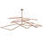 Isotope LED Modern Linear Chandelier