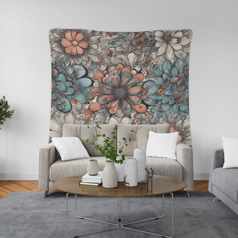 Tapisserie murale, H 80 po x l 68 po