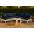 Dorothey 90'' Wide Aluminum Patio Sectional with Cushions-61209885-61209884