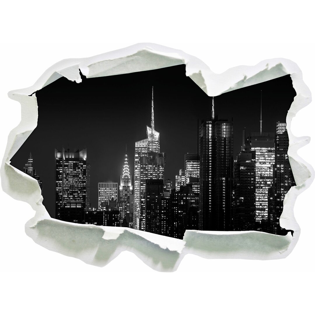 Wandtattoo New York von oben