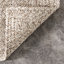 Tapis d'intérieur / extérieur brun clair tressé Owensby-168081924