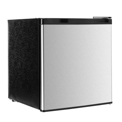 Mini Fridge 1.6 Cu.Ft Single Door Compact Small Refrigerator Stainless