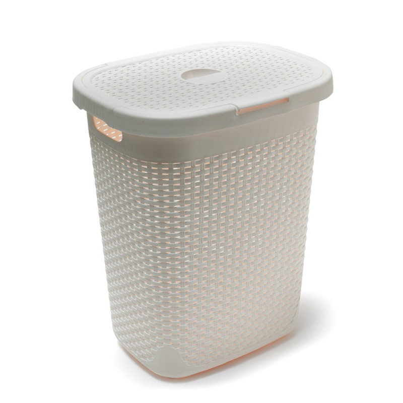 Plastic Laundry Hamper with Handles