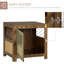 Caisse pour chien avec coussin et porte verrouillable Sheree