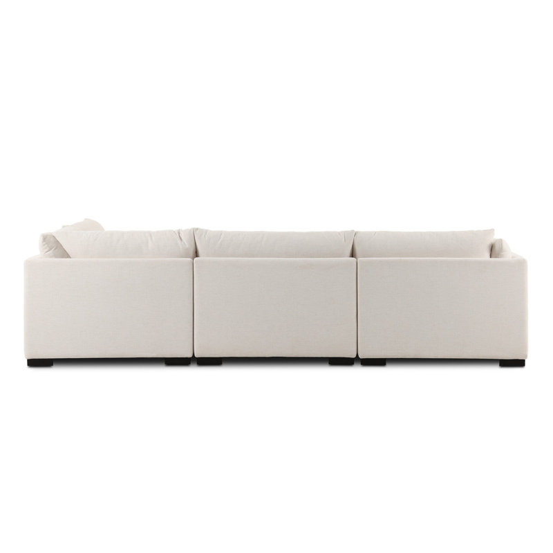 Caulkins Upholstered L-Shaped Sectional, 31.5" H x 120" W x 120" D, Left Hand Facing