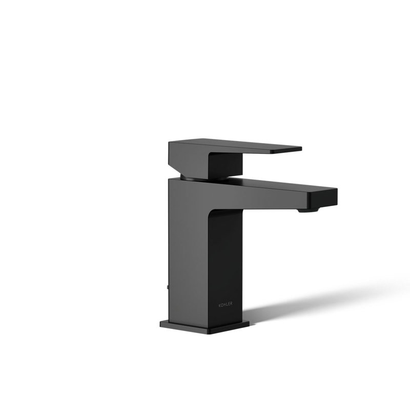 Honesty Single-Handle Bathroom Sink Faucet, 0.5 Gpm, Matte Black