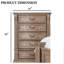 Commode style transitionnel 1pc