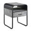 Table de bout avec tiroir et tablette Modern Elegant Design