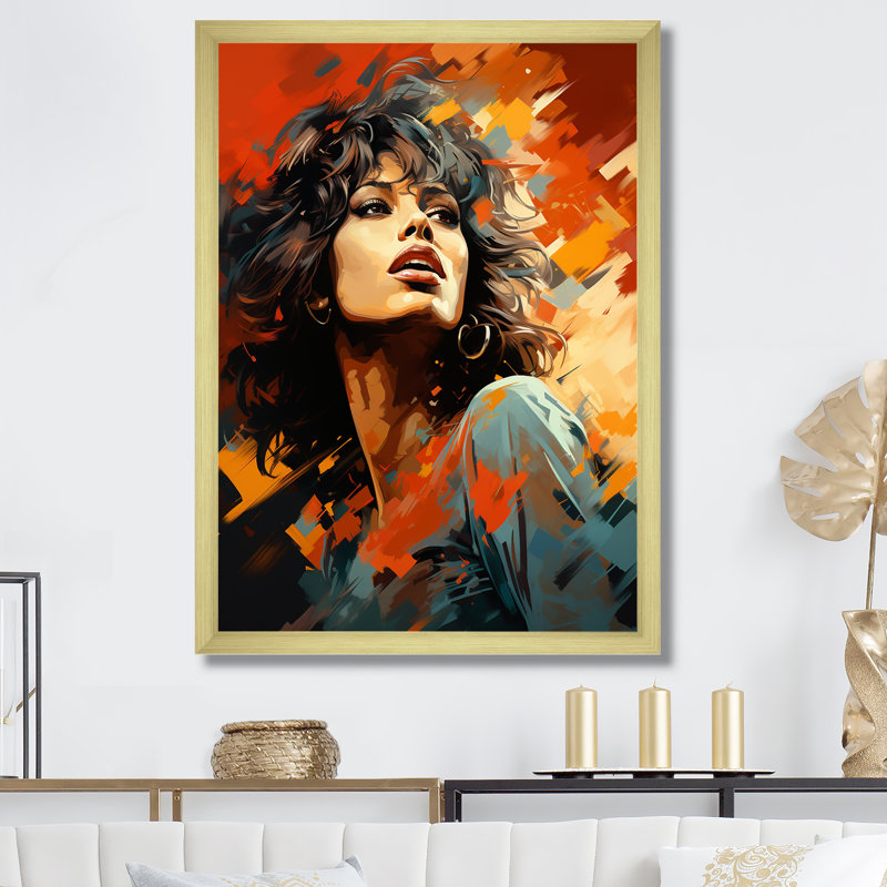 Turner Turner I - Portrait, décoration murale_105865, Encadrement doré, H 32 po x l 16 po x P 1 po