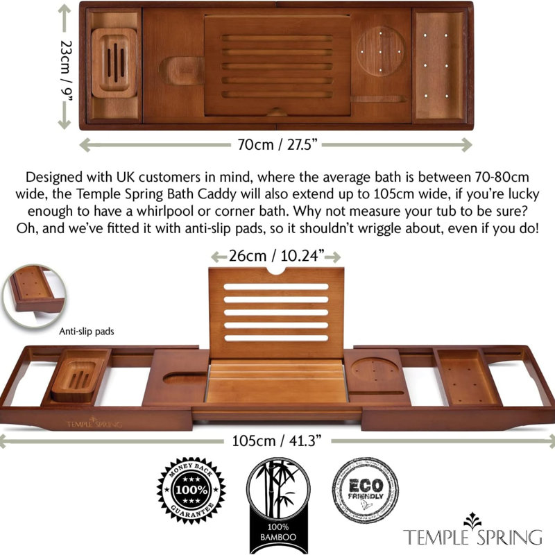 23 x 70 mm Metal Shower Tray - Brown