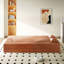 Canapé moderne avec 2 coussins, canapé-lit en velours côtelé et rembourré de mousse, matelas pliant simple de 15 po pour le salon, le lit d'invité, la salle de jeux, aucun assemblage requis-977997543