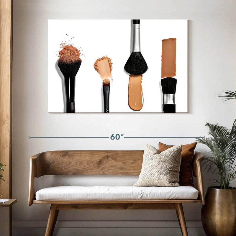 Shuttleworth Foundation Makeup Brushes, 32" H x 48" W