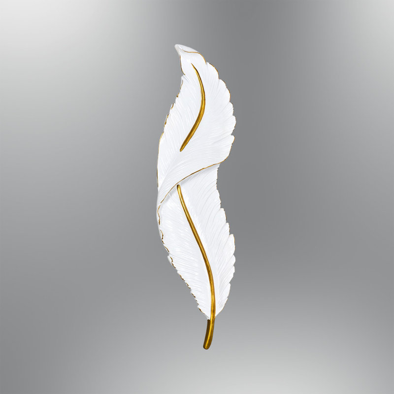 Lampe murale élégante avec DEL intégrée Leon, 5,9 po de diamètre x 24,4 po de hauteur | 15 W, 3 000 K, 1 500 lumens | 100% polyester, éclairage écoénergétique pour décoration intérieure moderne et éclairage ambiant