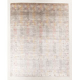Heritage Handmade Cotton and Silk Geometric Area Rug