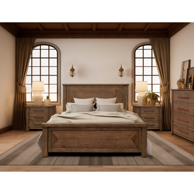 Lit standard en bois massif Novus Lodge