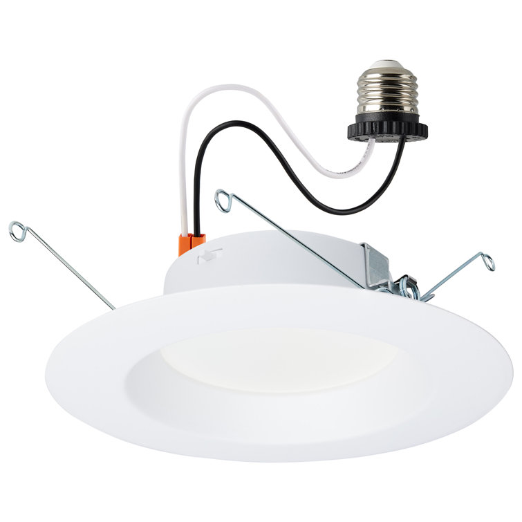 Selectable CCT Remodel or New Construction LED Retrofit Recessed Lighting Kit