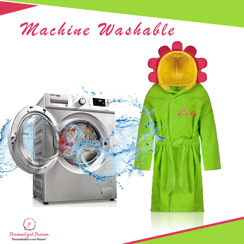 Peignoir de cheville avec capuche pour enfants, S, Oui