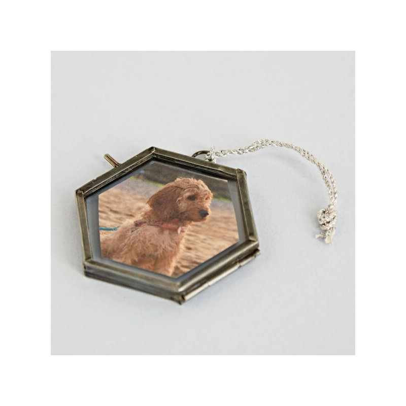 Single Picture Frame Metal Picture Frame, Antique Silver