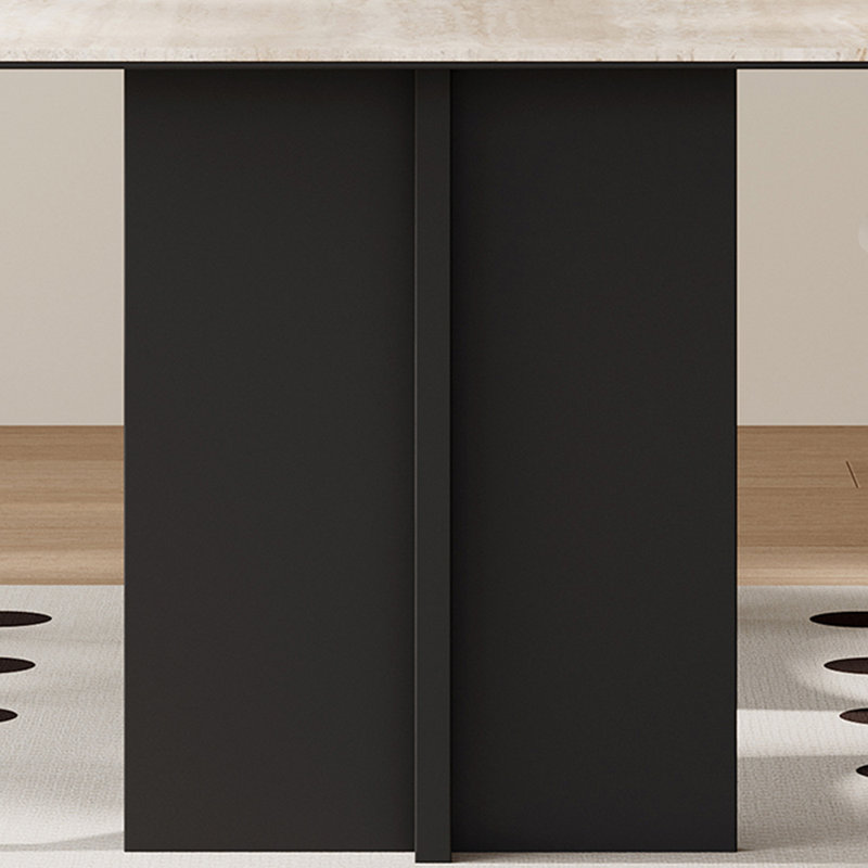 Table roche en pierre French Stlyle, H 29,52 po x L 78,74 po x l 35,43 po