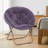 Upholstered Round Saucer Chairs Lounge Chairs, Foldable Papasan Chairs Reading Chairs for Bedroom-920271713-895868162