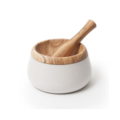 Berard France Millenari Wood Mortar and Pestle Set