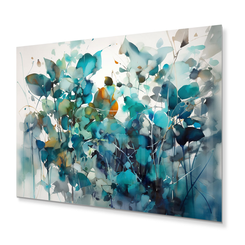 Green Leaf Foliage II - impression sans cadre sur métal, H 12 po x l 20 po x P 1 po