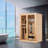 Erommy 2 - Person Infrared Sauna With Red Light Therapy,  Full Spectrum Infrared Sauna With 15 Minutes Pre-warm Up, Hemlock