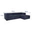 Kronborg 3 Seater Corner Sofa -64283690-64283687