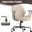 Viola Ergonomic Suede Task Chair with Padded Arms-104003388