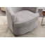 Fauteuil demi-tonneau pivotant l 32,48 po Willenzard-119783161