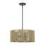 Lustre suspendu en bronze anglais Acordia-41132799-41132804-41132805