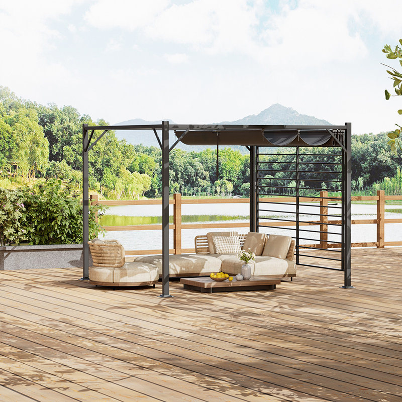 2.3m x 3m Metal Pergola