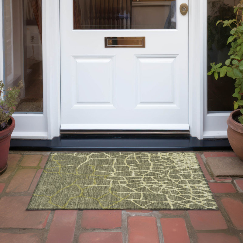 Chayden Outdoor Doormat, Rectangle 1'8" x 2'6"
