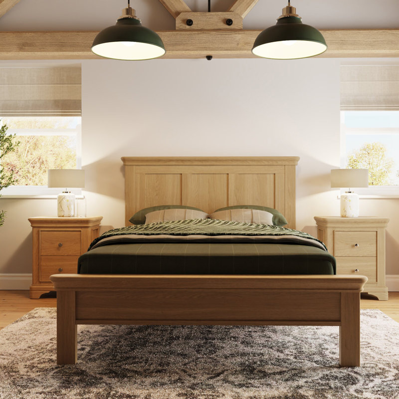 Joulon Solid Wood Storage Bed, Double (4'6)