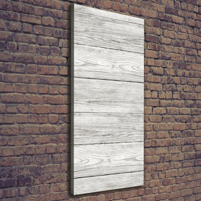 Wooden Background - Wrapped Canvas Print
