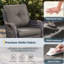 Swivel and sliding wicker patio chairs-2117509975-2117509929