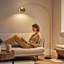 167cm Painted Arched Floor Lamp