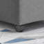 Tissu gris pour le rangement fonctionnel de la maison et du bureau avec espaces roulants et convenables