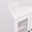 Armoire haute polyvalente avec courbes gracieuses et tablettes réglables pour le rangement-1594768633