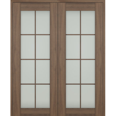 Porte standard préfinie en bois manufacturé 8 Lite Avon