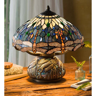 Tiffany Metal Table Lamp
